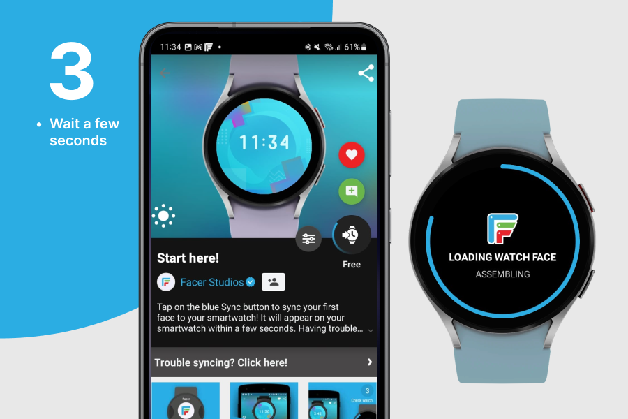 Facer app cheap for galaxy watch